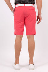ARISLE Bossman Pixel Coral Golf Shorts
