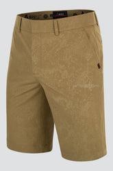 A-Class Cluster - Khaki Gold Golf Shorts