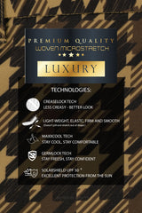 ARISLE DS Golden Brown Golf Shorts