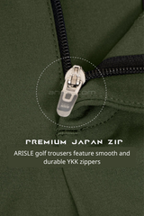 ARISLE New Elite Airflex Deep Olive Golf Pants