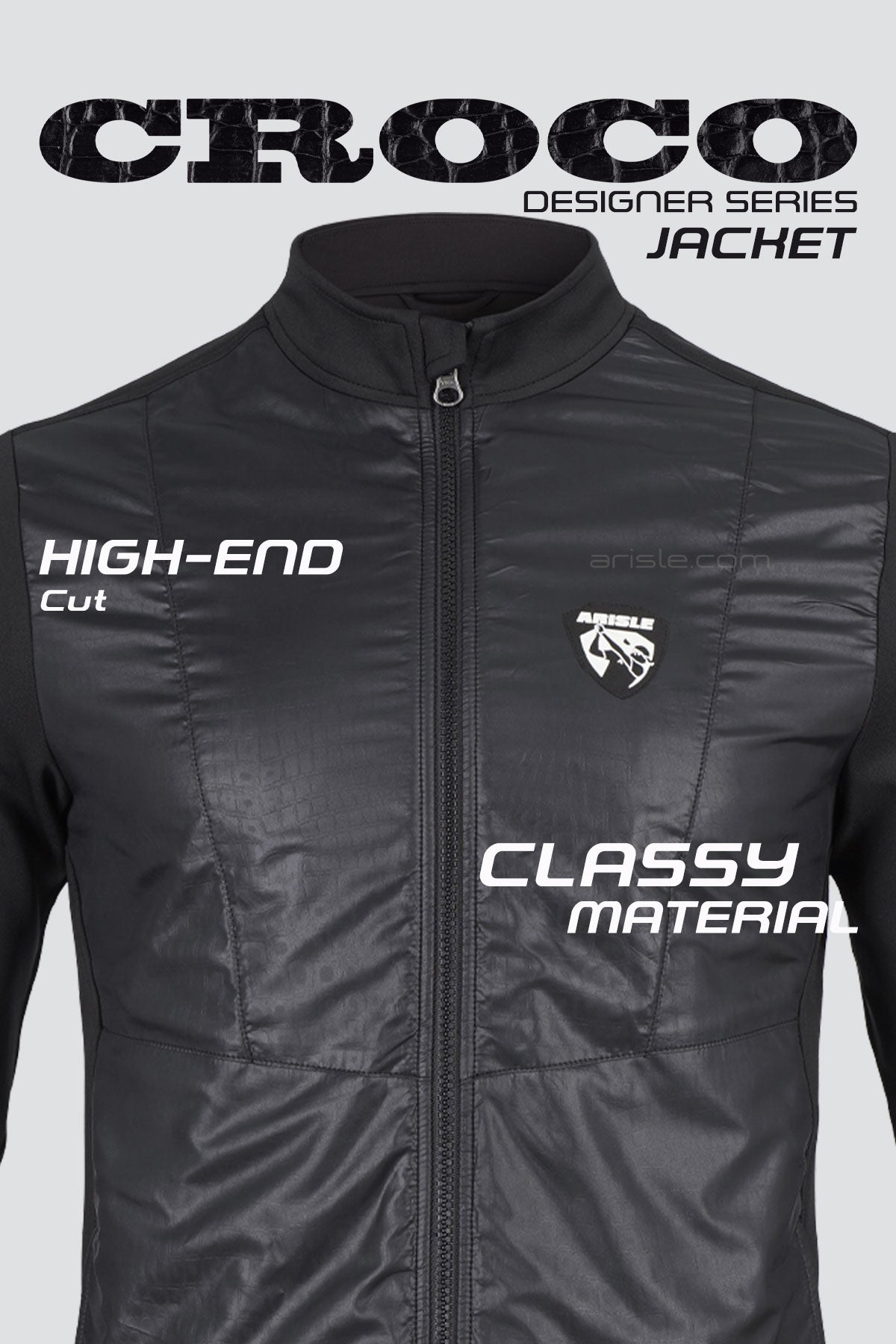 ARISLE DS The CROCO Golf Jacket