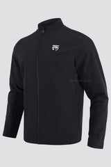 ARISLE Shark-Skin Titan Black Golf Jacket