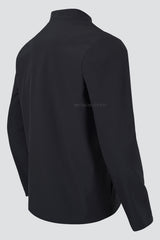 ARISLE Shark-Skin Titan Black Golf Jacket