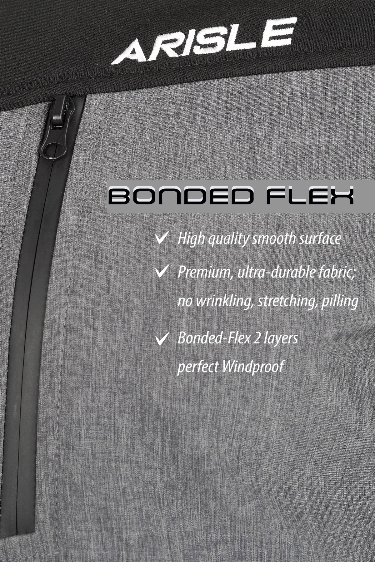 ARISLE  Bossman Pixel-Grey Golf Jacket