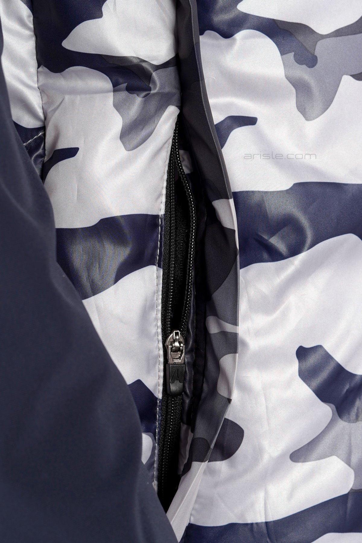 ARISLE DS Puffer Blue Camo Golf Jacket