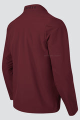 ARISLE Shark-Skin Titan Red Golf Jacket