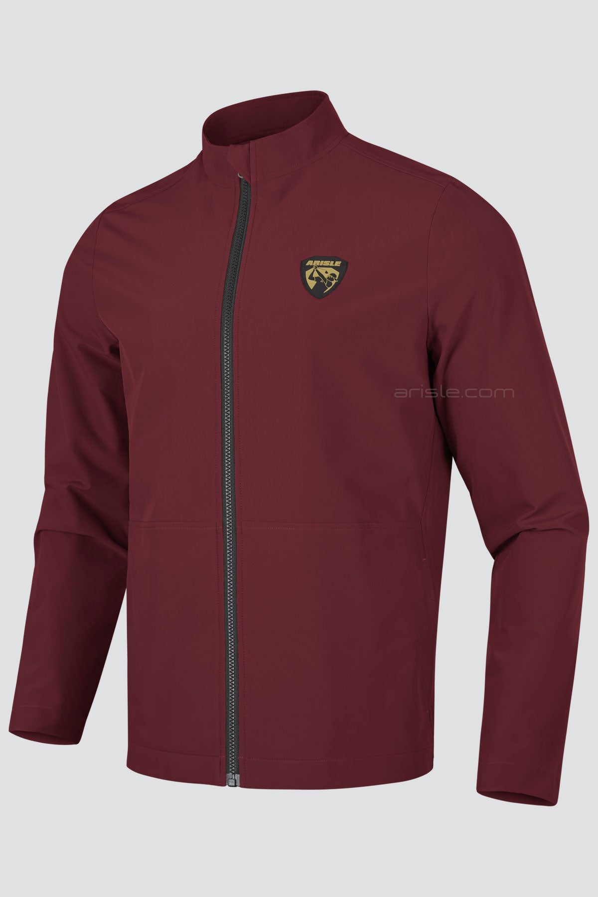 ARISLE Shark-Skin Titan Red Golf Jacket