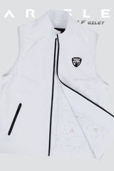 ARISLE Windtretch Classy White Golf Gilet