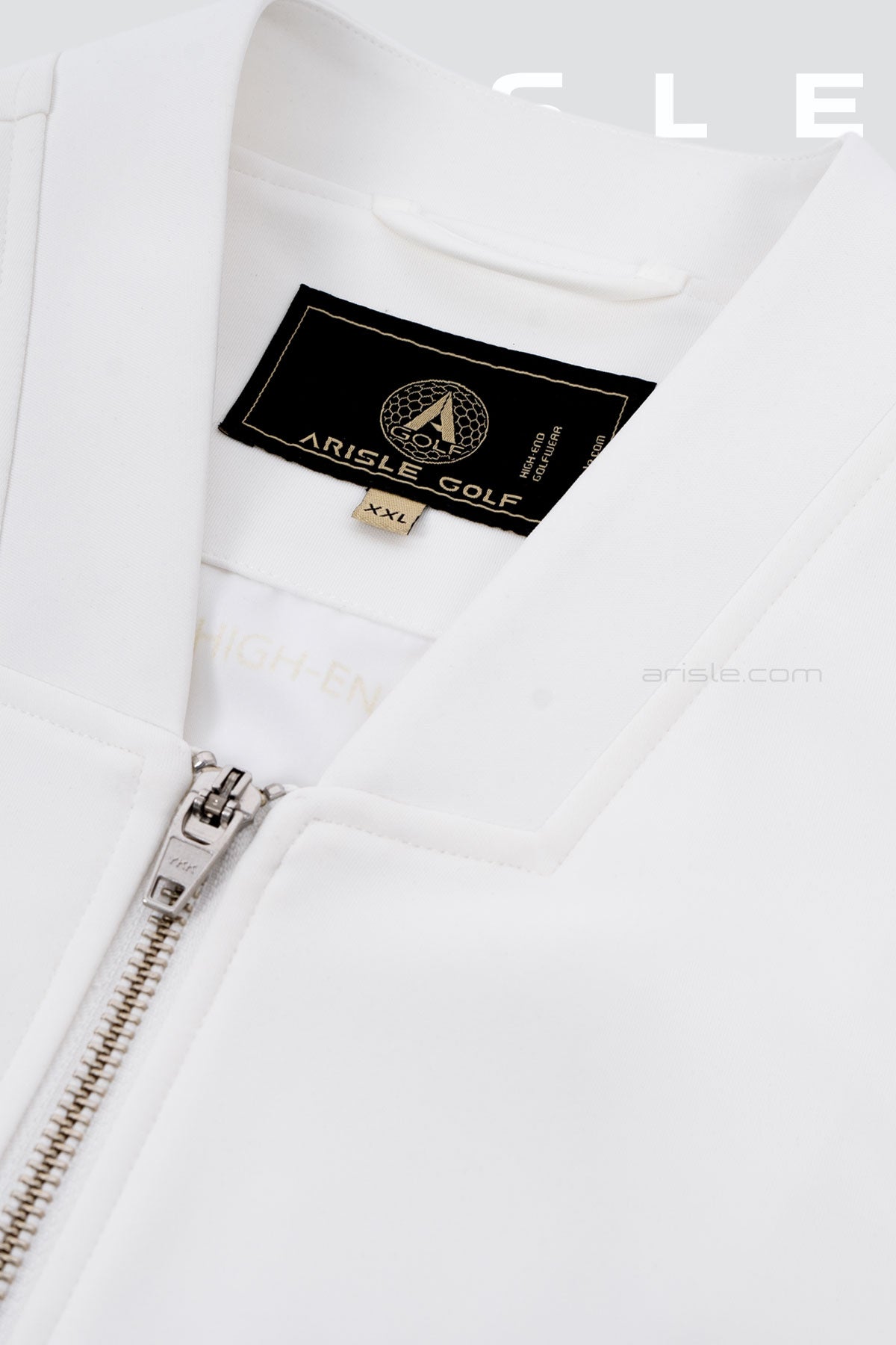 ARISLE DS Phantom White Golf Jacket