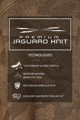 ARISLE LS Jaguard Golden Golf Polo