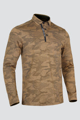 ARISLE LS Jaguard Golden Golf Polo