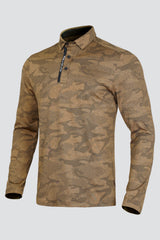 ARISLE LS Jaguard Golden Golf Polo