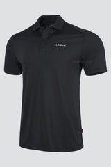 ARISLE Ribbed Collar Blackhawk Golf Polo