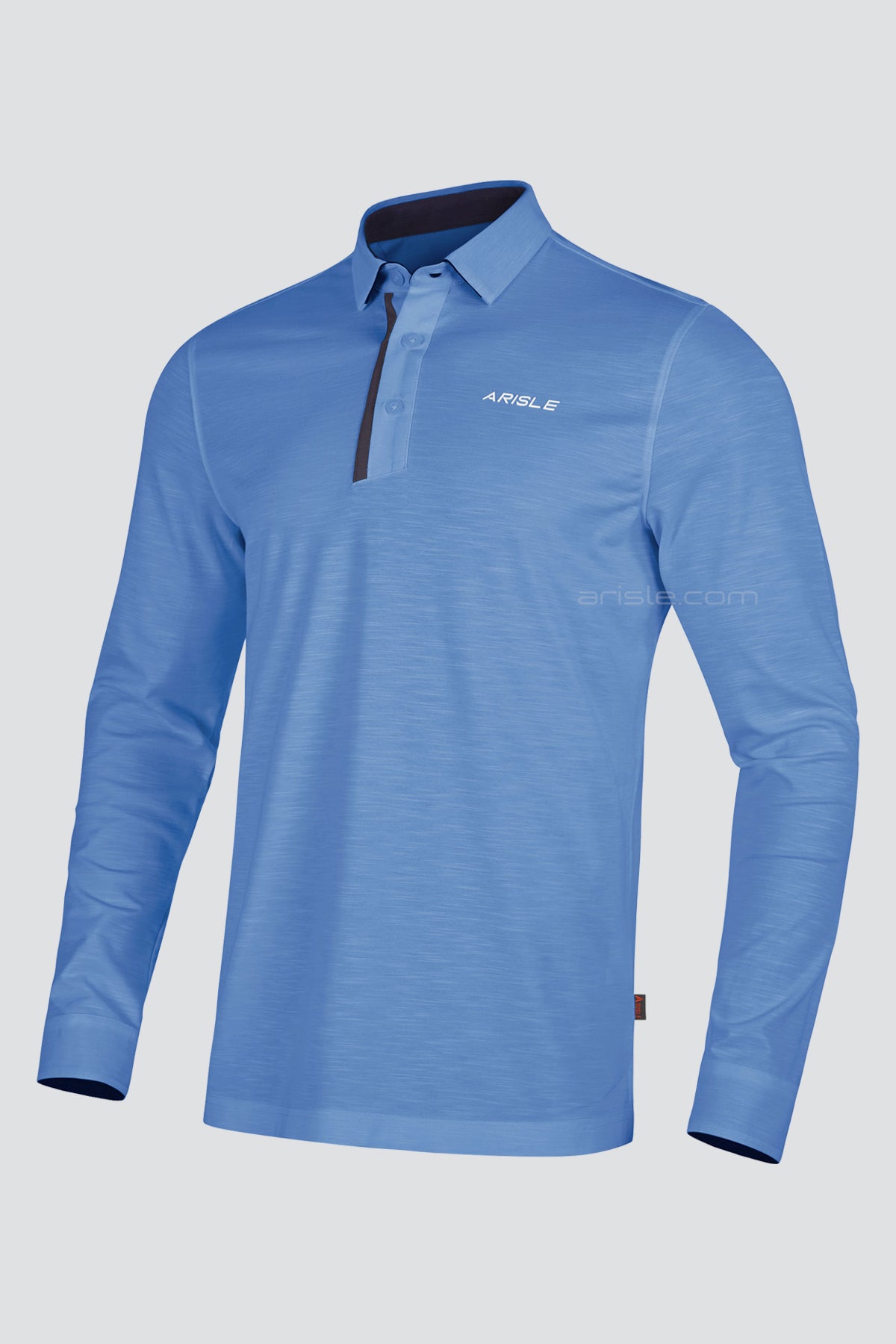 ARISLE LS COTFLEX Sky-Blue Golf Polo