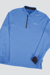 ARISLE LS COTFLEX Sky-Blue Golf Polo