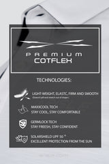ARISLE COTFLEX Diamond White Golf Polo