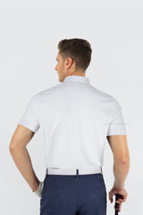 ARISLE COTFLEX Diamond White Golf Polo