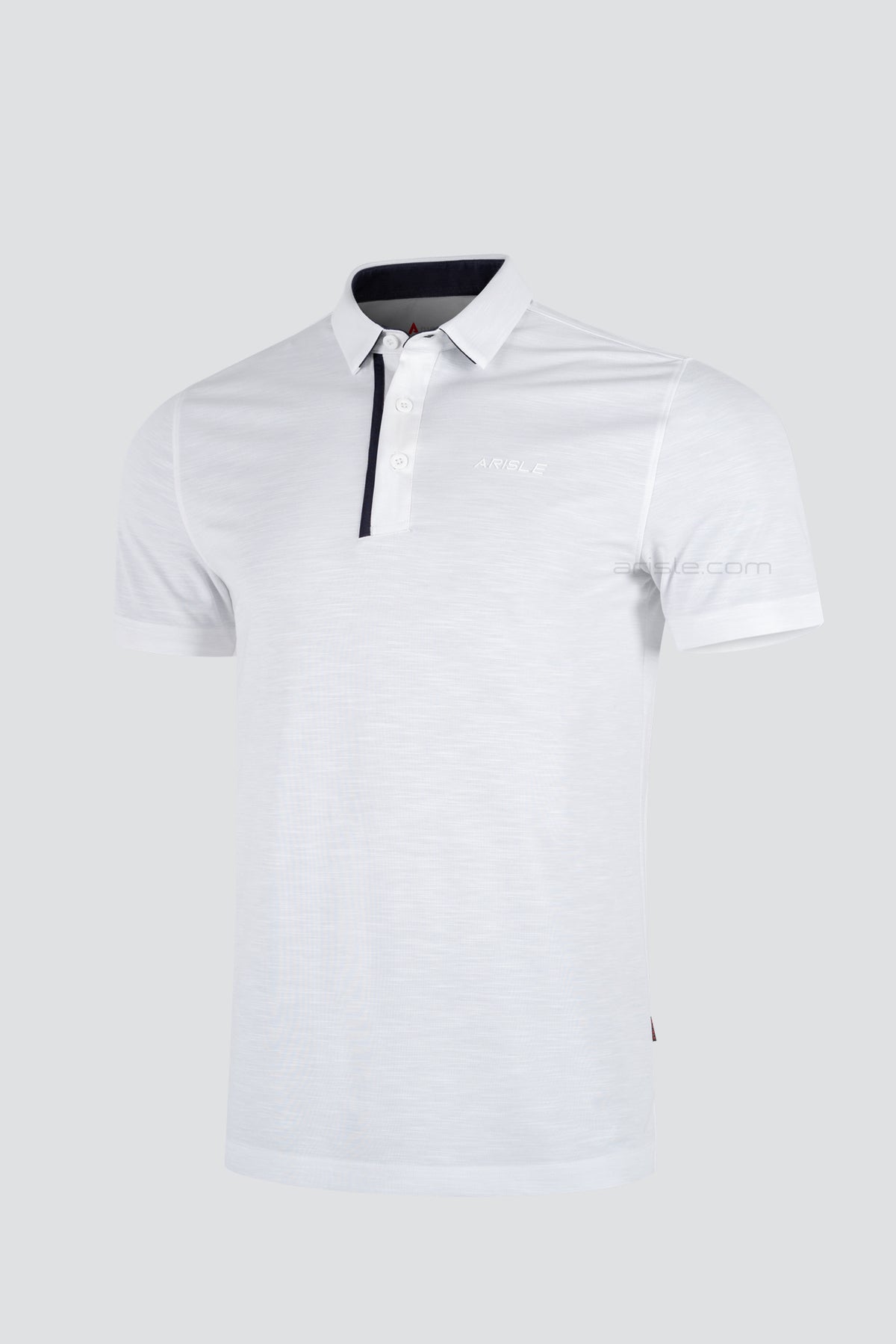 ARISLE COTFLEX Diamond White Golf Polo