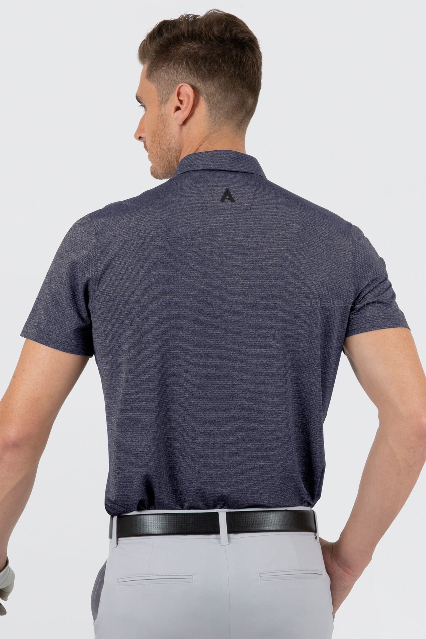 ARISLE A-CLASS Platinum Dark Berry Golf Polo