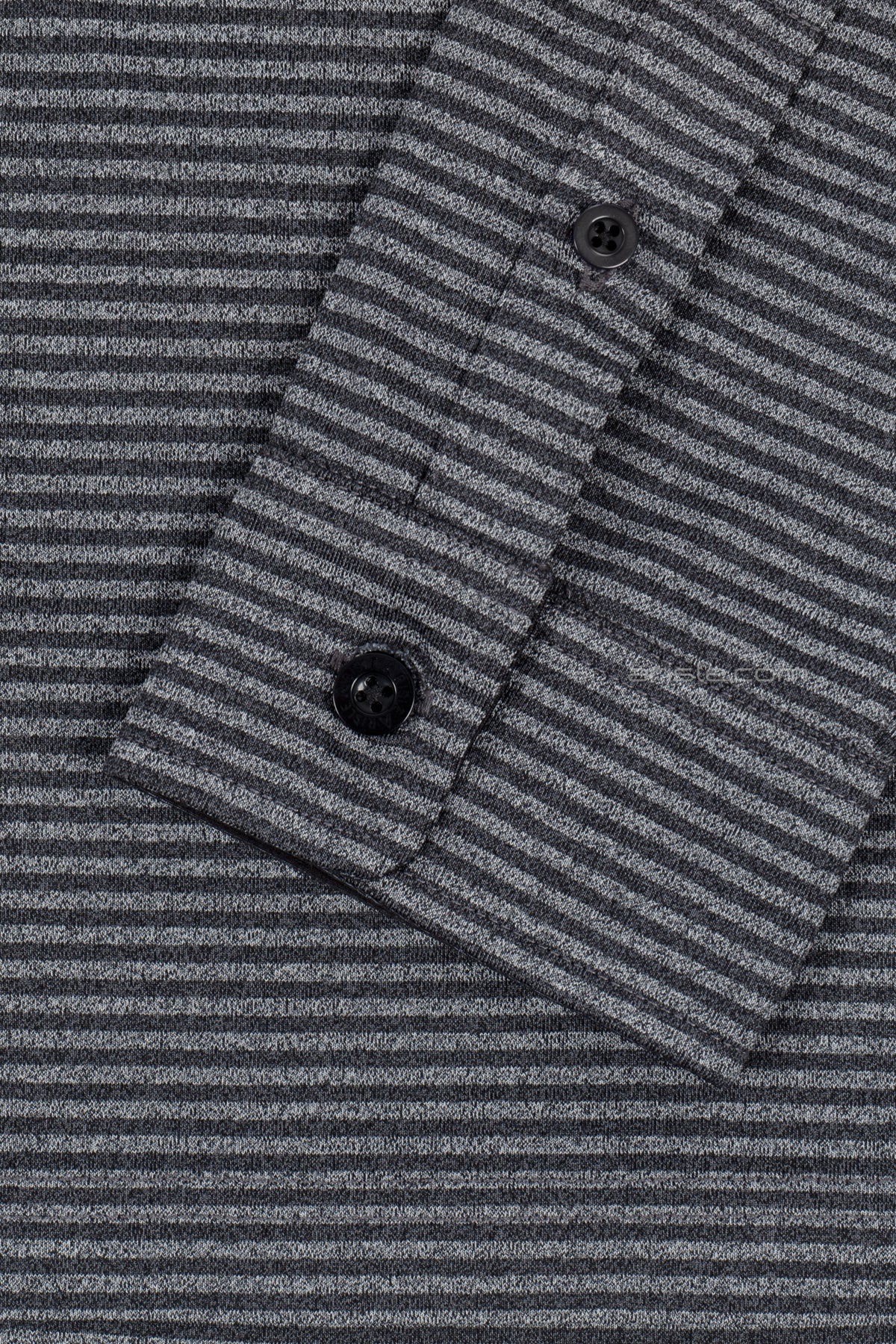 ARISLE LS A-CLASS Titan Gray Stripe Golf Polo