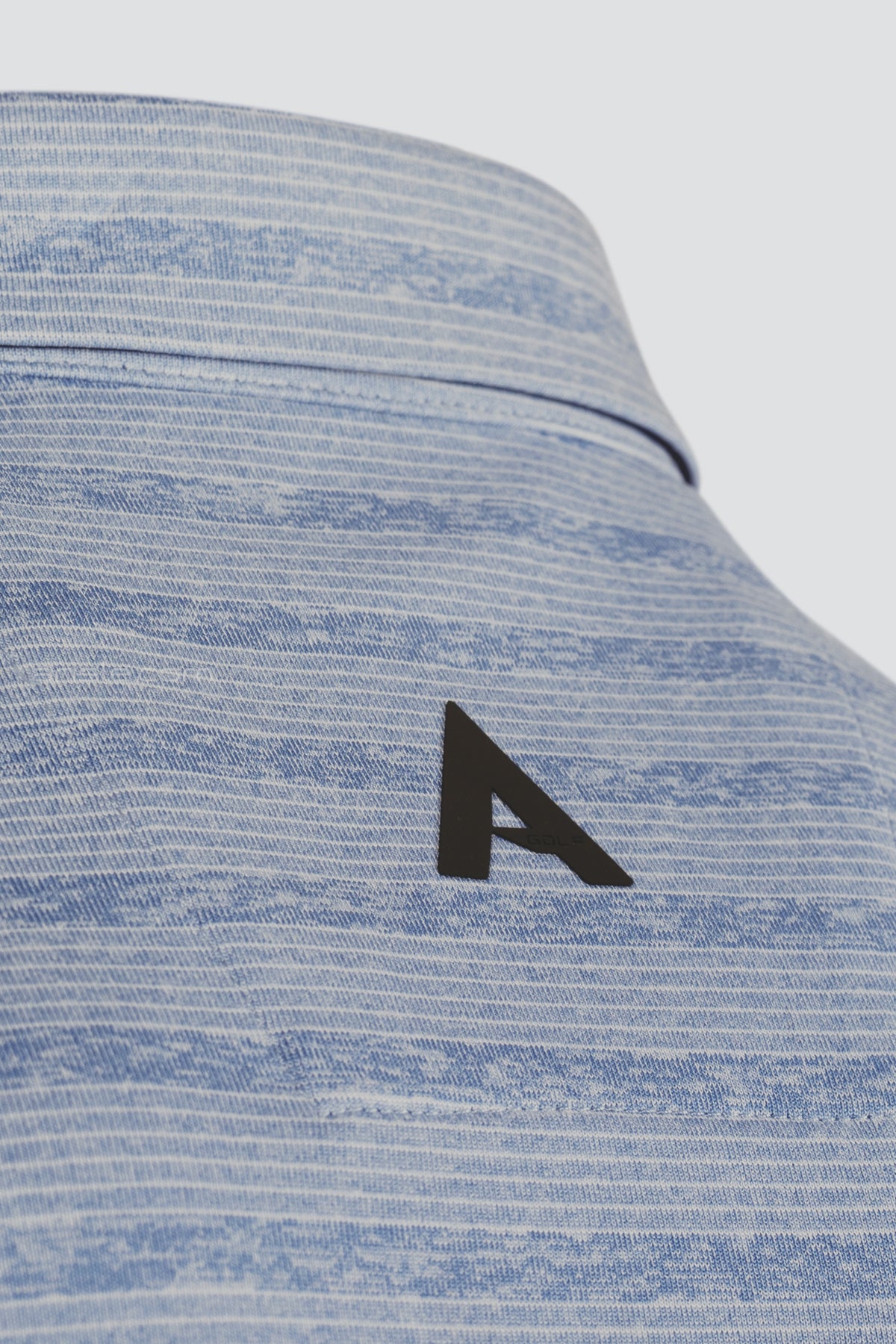 ARISLE Classy LS Ice Blue Golf Polo