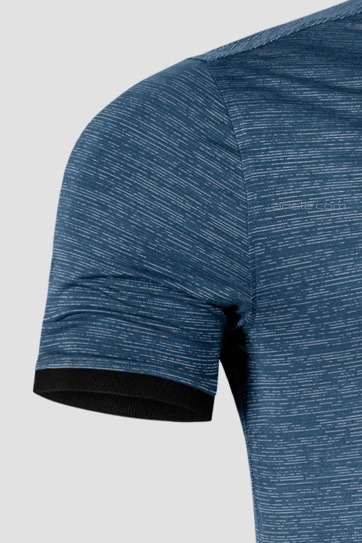 ARISLE Metalic Blue Golf Polo