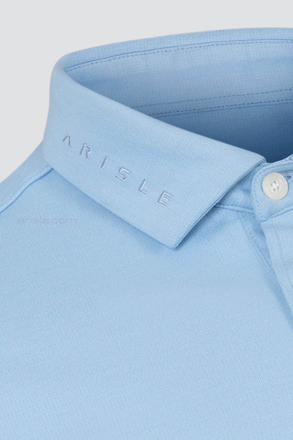 ARISLE LS Bossman Fall - Swiss Blue Golf Polo