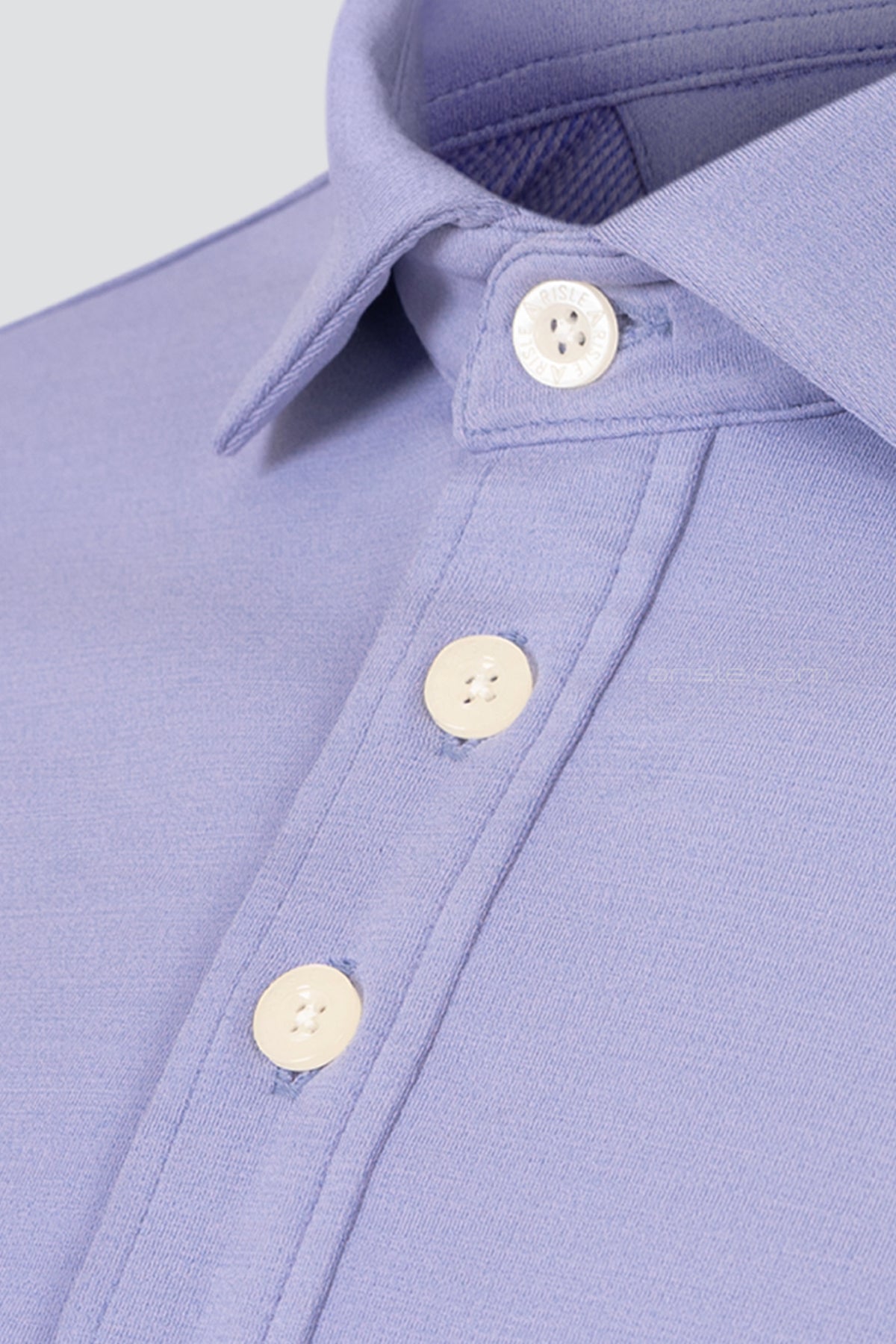 ARISLE LS Bossman Fall - Swiss Iris Golf Polo