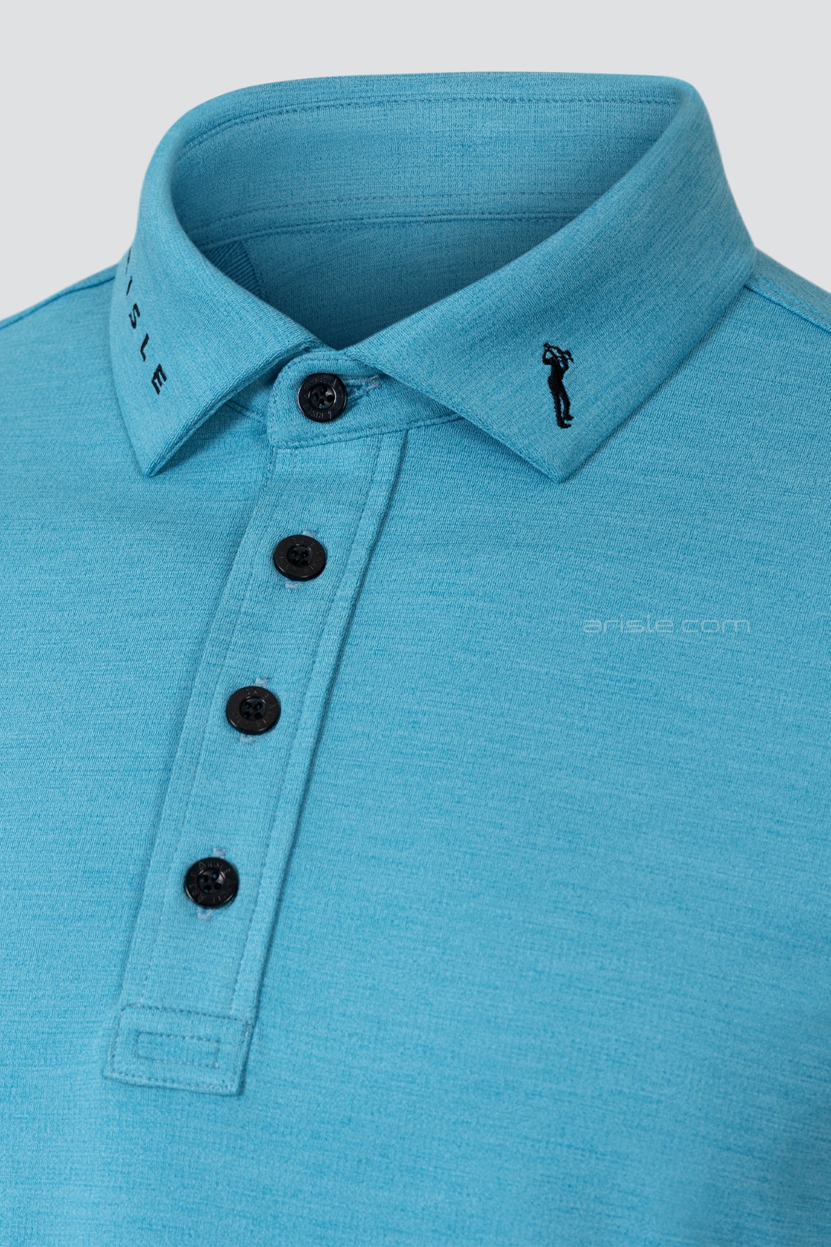 ARISLE LS Bossman Fall - Lake Blue Golf Polo