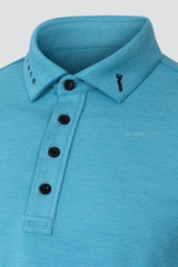 ARISLE LS Bossman Fall - Lake Blue Golf Polo