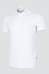 ARISLE Fox White Golf Polo