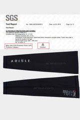 ARISLE Solarshield Black Golf Arm Sleeves