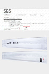 ARISLE Solarshield White Golf Arm Sleeves