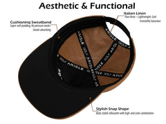 ARISLE A-Player Linen - Expresso Golf Snap