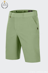ARISLE Diamond Chip Pastel Green Shorts
