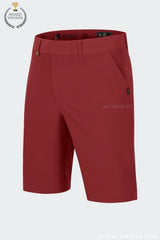 ARISLE Red Diamond Chip Shorts