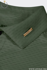 ARISLE Comstretch Forest Green Polo