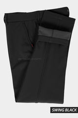 ARISLE Triplex Swing Black Golf Pants