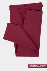 ARISLE TRIPLEX Bordeaux Red Golf Pants