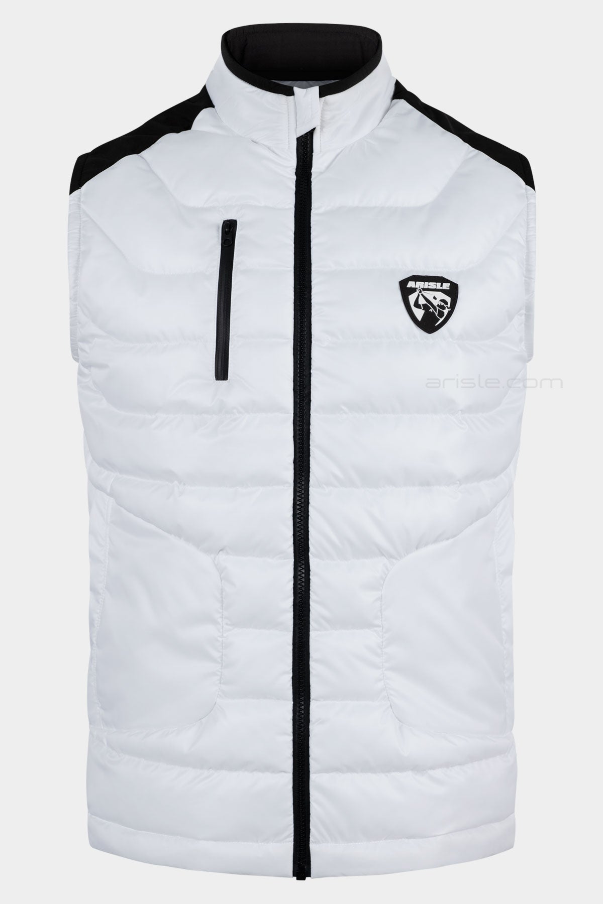 ARISLE Hybrid Diamond White Golf Gilet