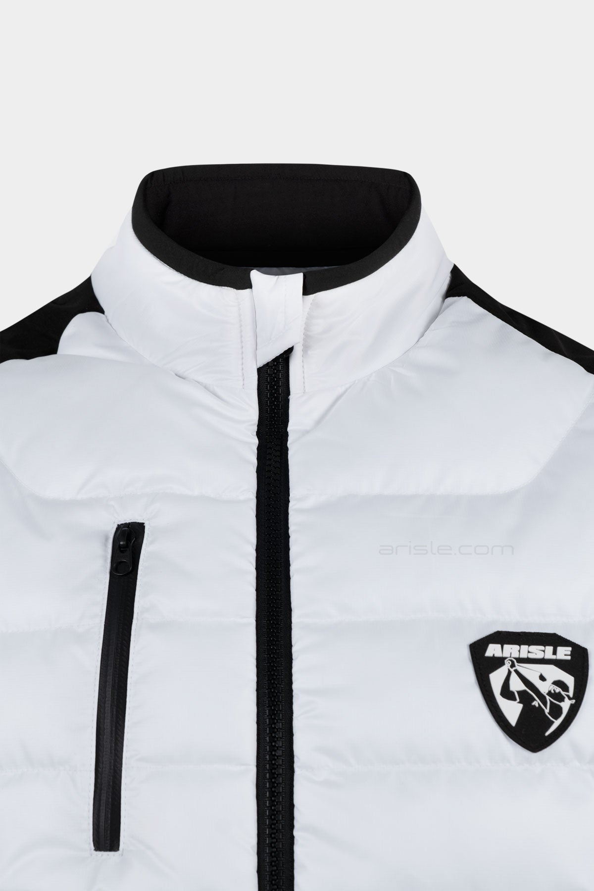 ARISLE Hybrid Diamond White Golf Gilet