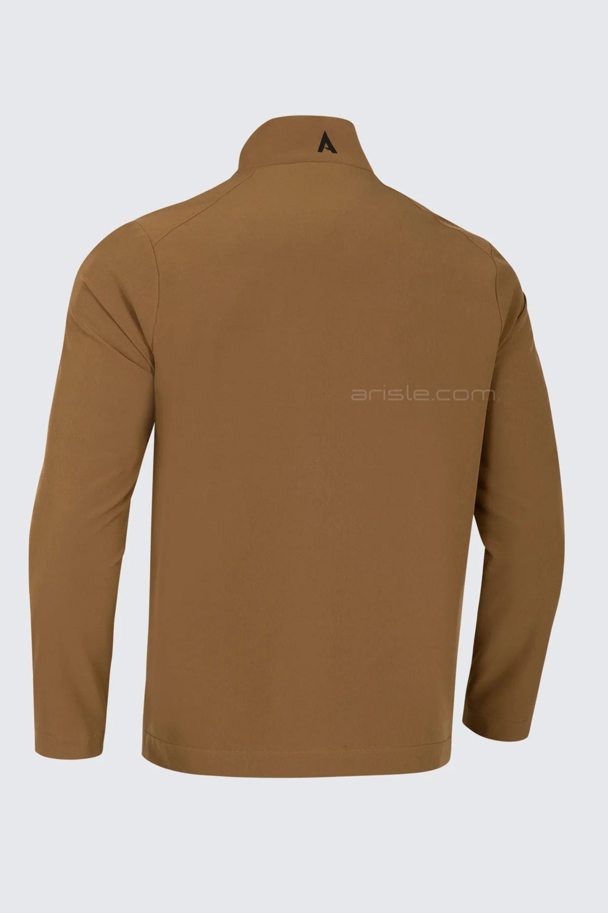 ARISLE DS Full-Zip Brown Cafe Golf Jacket