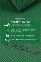 ARISLE Firmstretch The Green Master Golf Polo