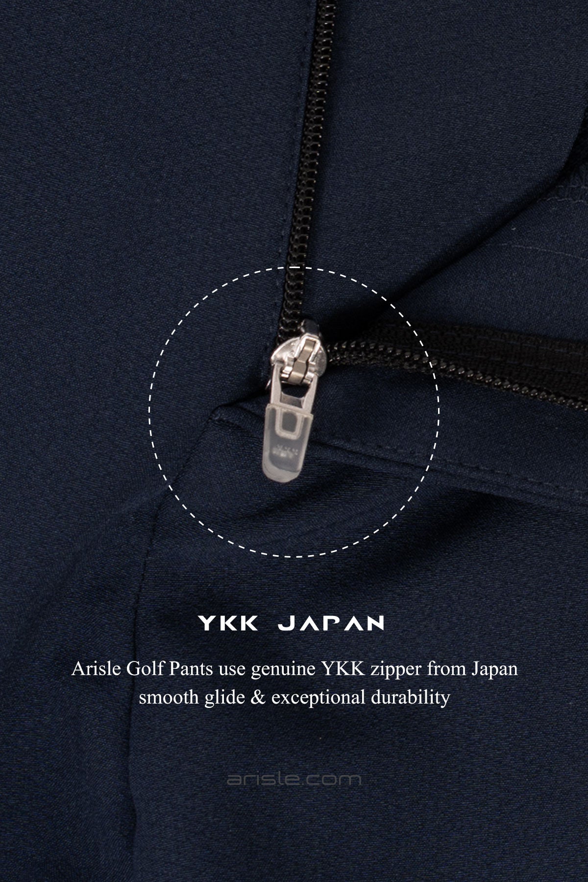 Arisle Diamond Chip Navy Blue Golf Pants