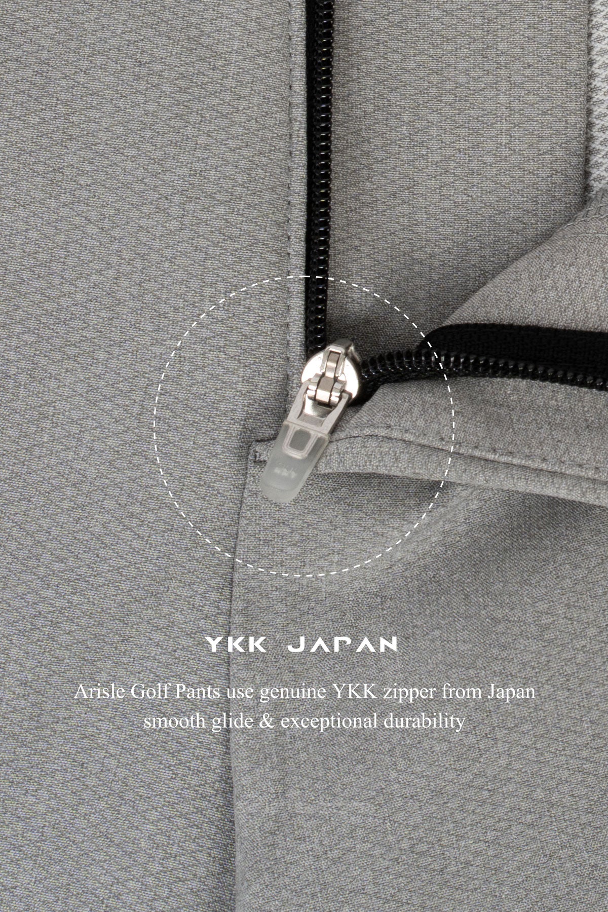 Arisle Diamond Chip Grey Golf Pants