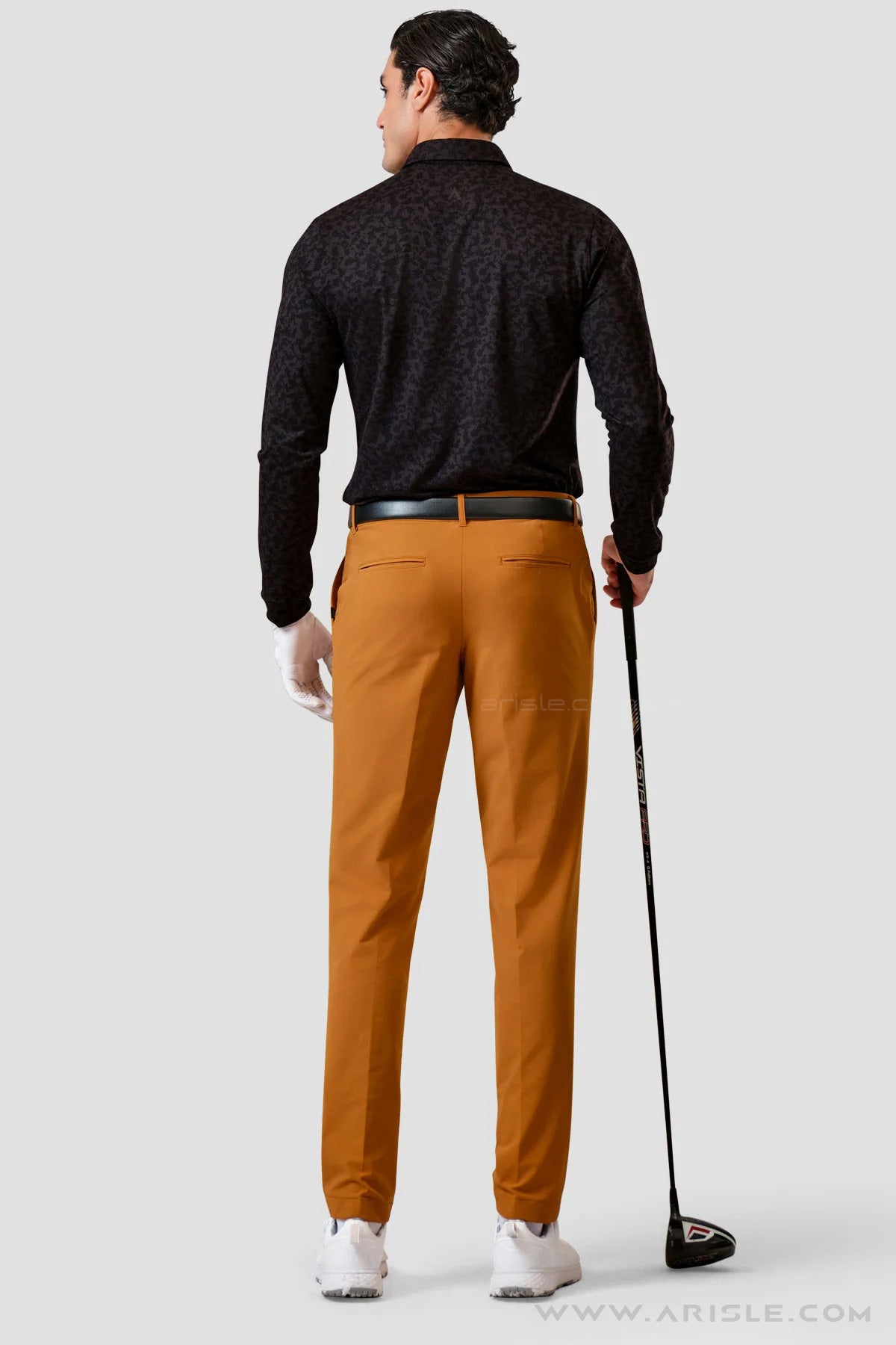 Arisle Friction Free Caramel Orange Golf Pants