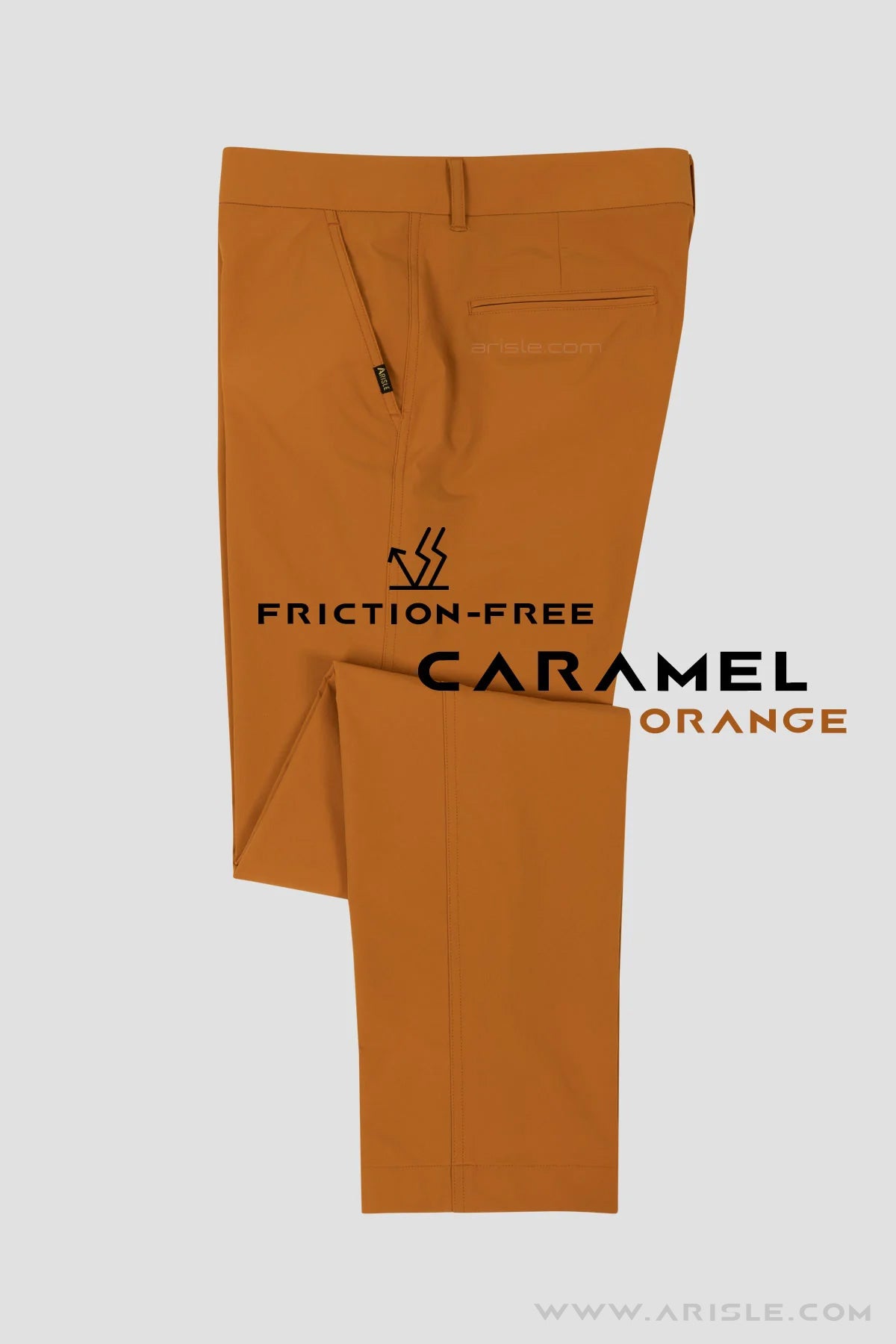 Arisle Friction Free Caramel Orange Golf Pants