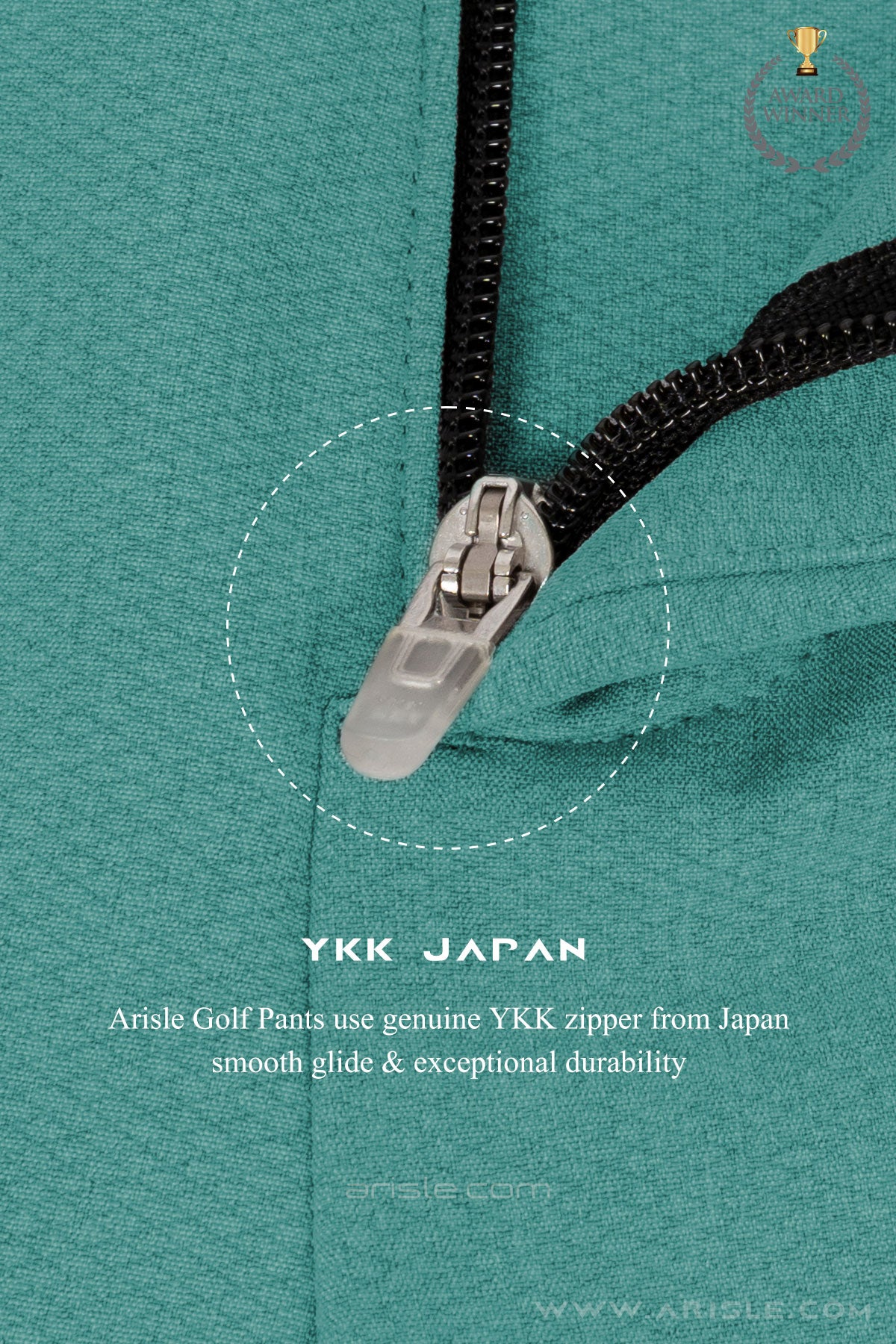 Arisle Diamond Chip Emerald Golf Pants