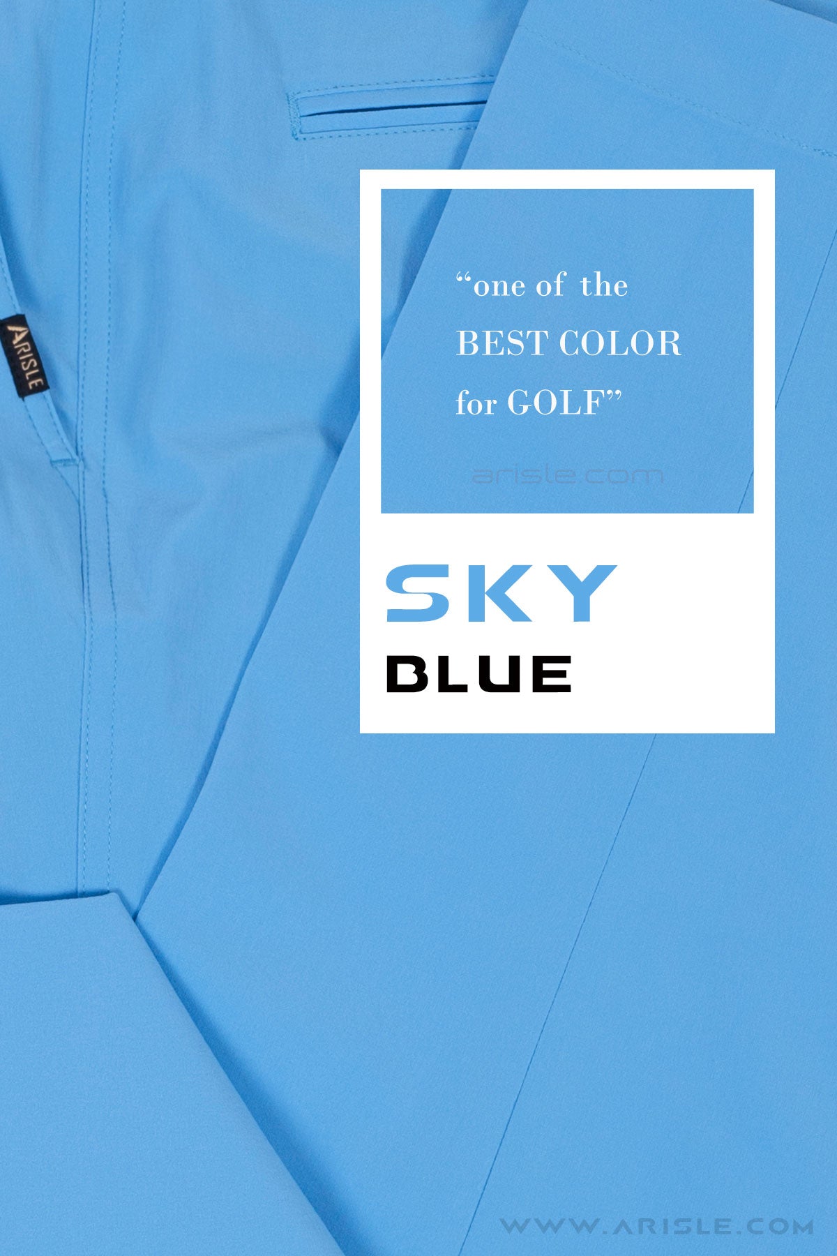 Arisle Summer SKY Blue Golf Pants