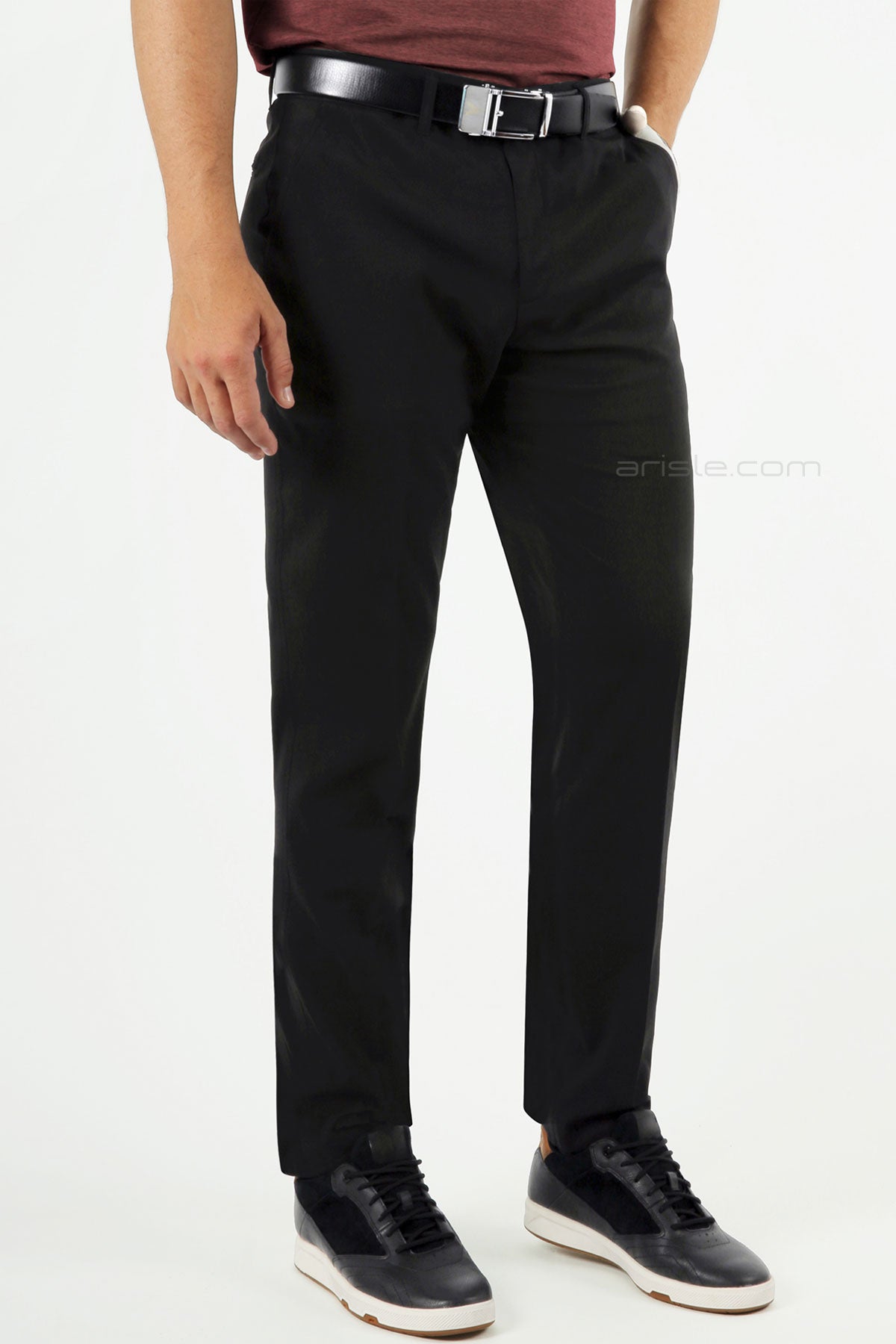 Arisle Bossman Fall Twill - Jet Black Golf Pants